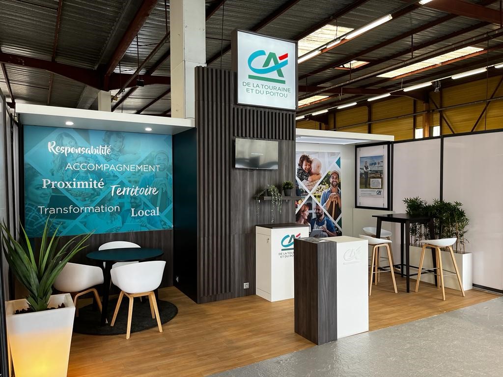 Stand professionnel Crédit Agricole