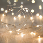 RIDEAU DE FILS LED