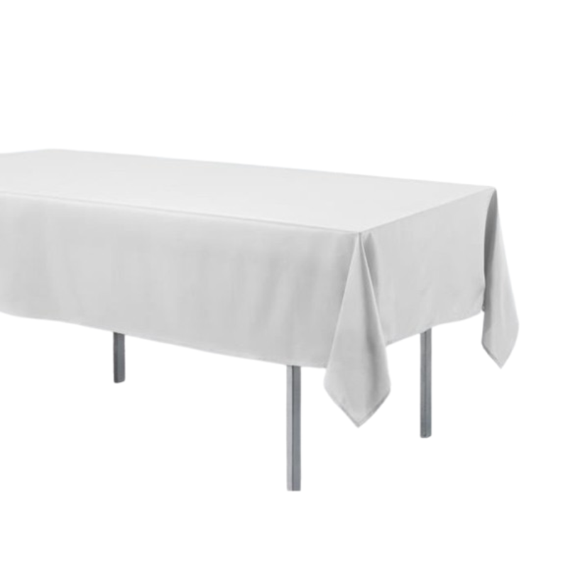 NAPPE RECTANGLE COTON BLANC