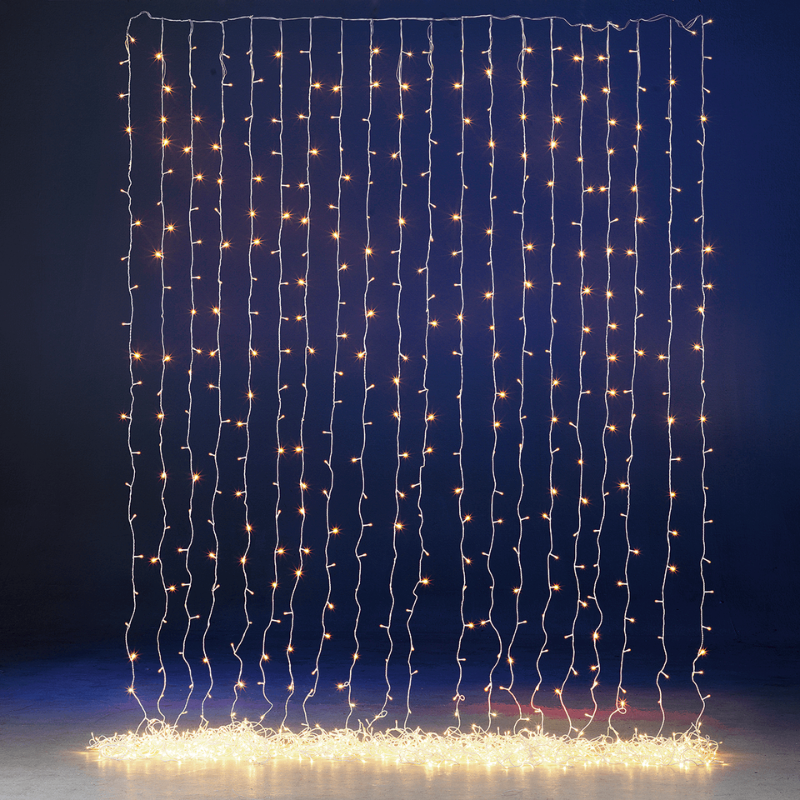 RIDEAU DE FILS LED