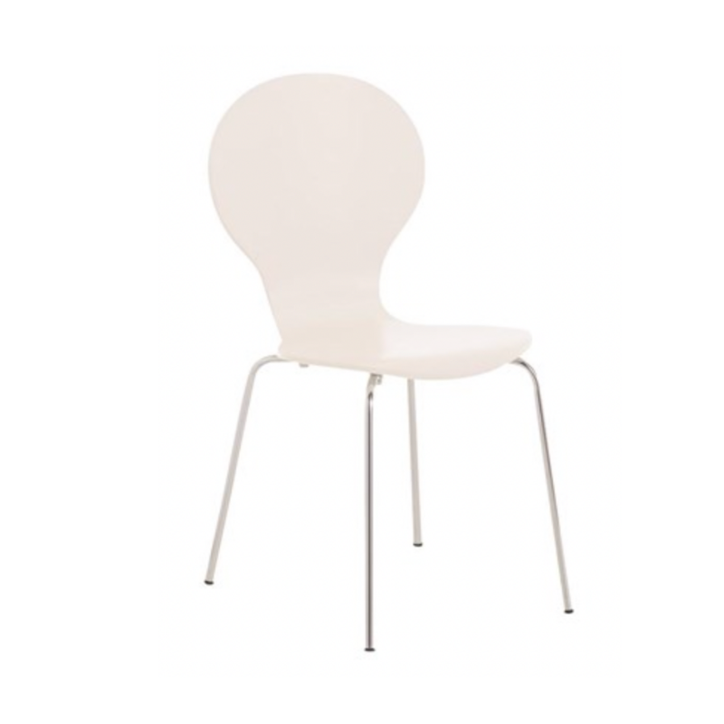 CHAISE CLASSIQUE BLANCHE