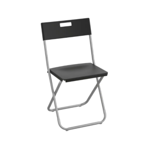 CHAISE PLIANTE NOIRE