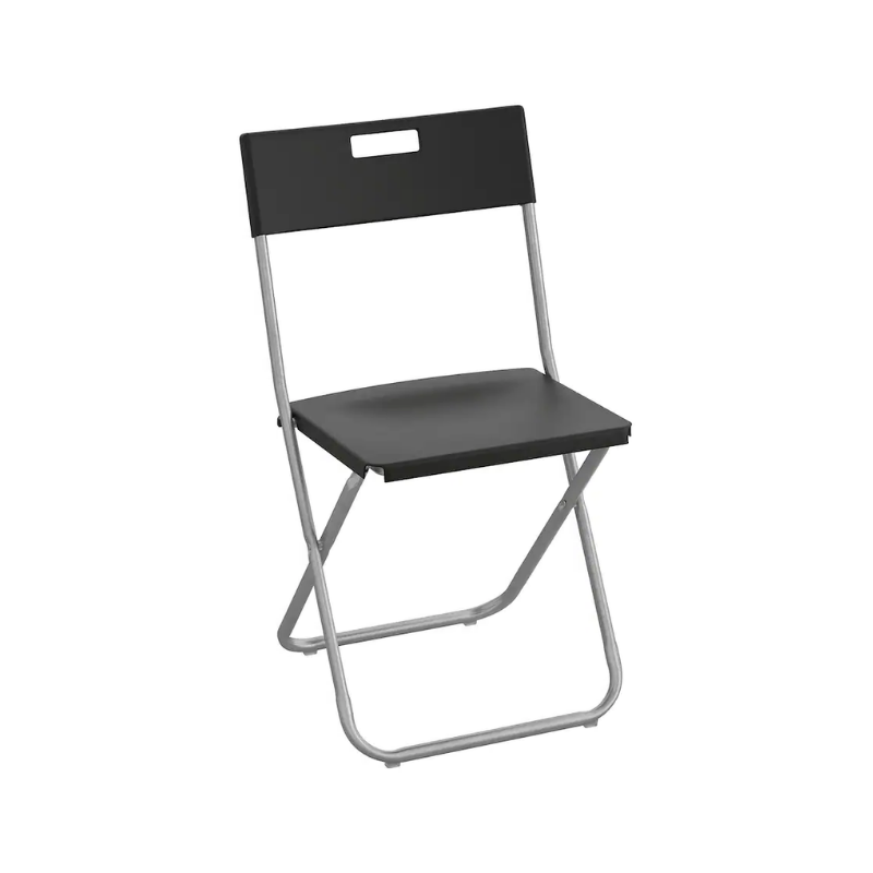 CHAISE PLIANTE NOIRE