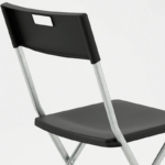 CHAISE PLIANTE NOIR