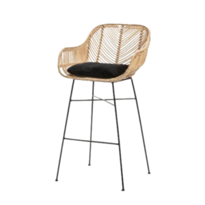 TABOURET EN ROTIN
