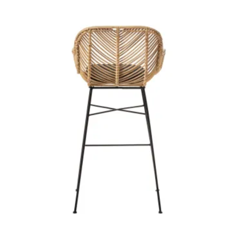 TABOURET EN ROTIN