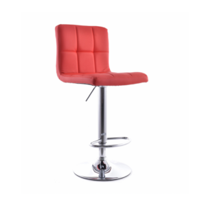 TABOURET SKAÏ ROUGE