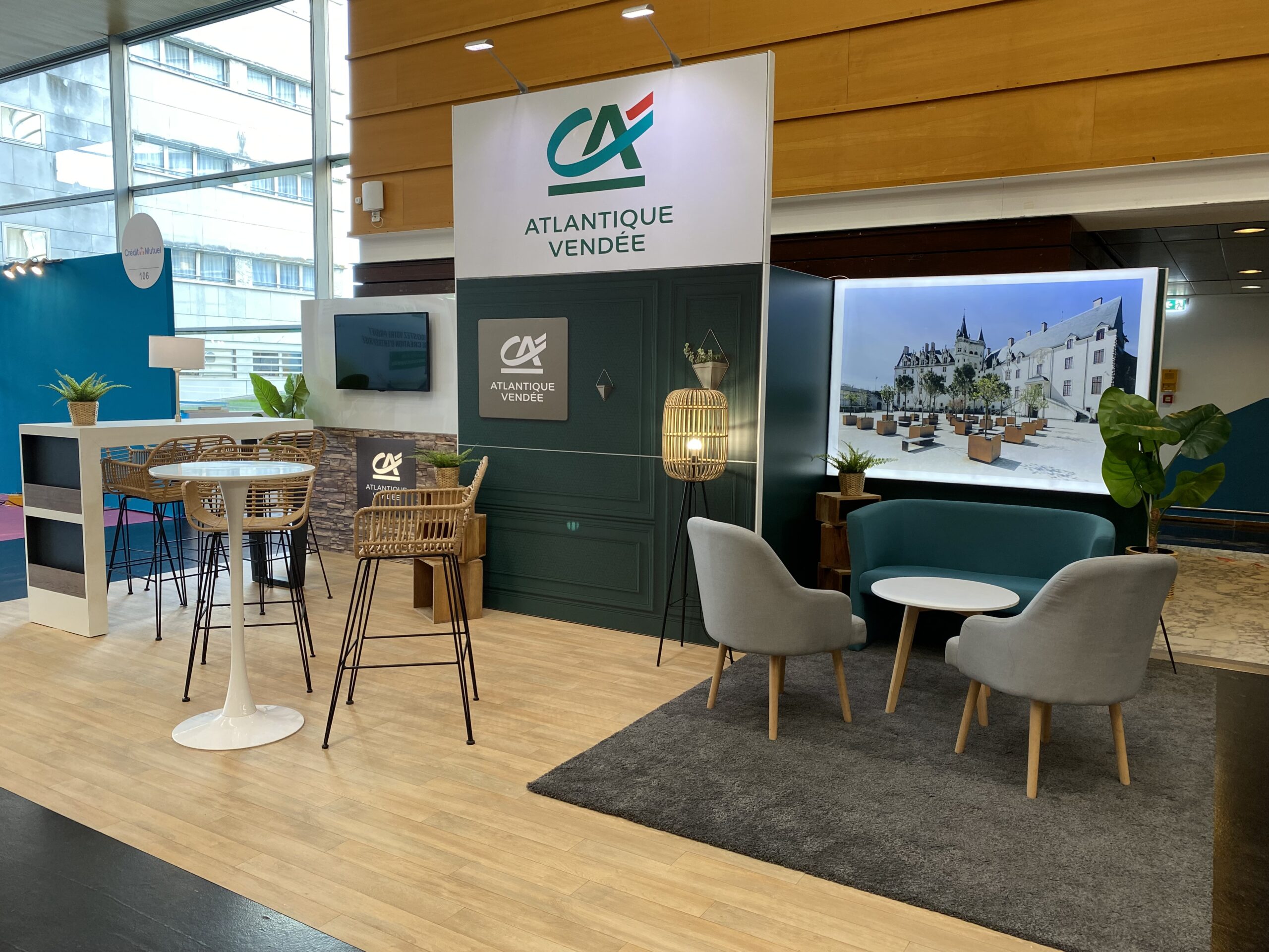 1 - 18m2_Crédit agricole n°1_Stand d'exposition professionnel_Halbout Events