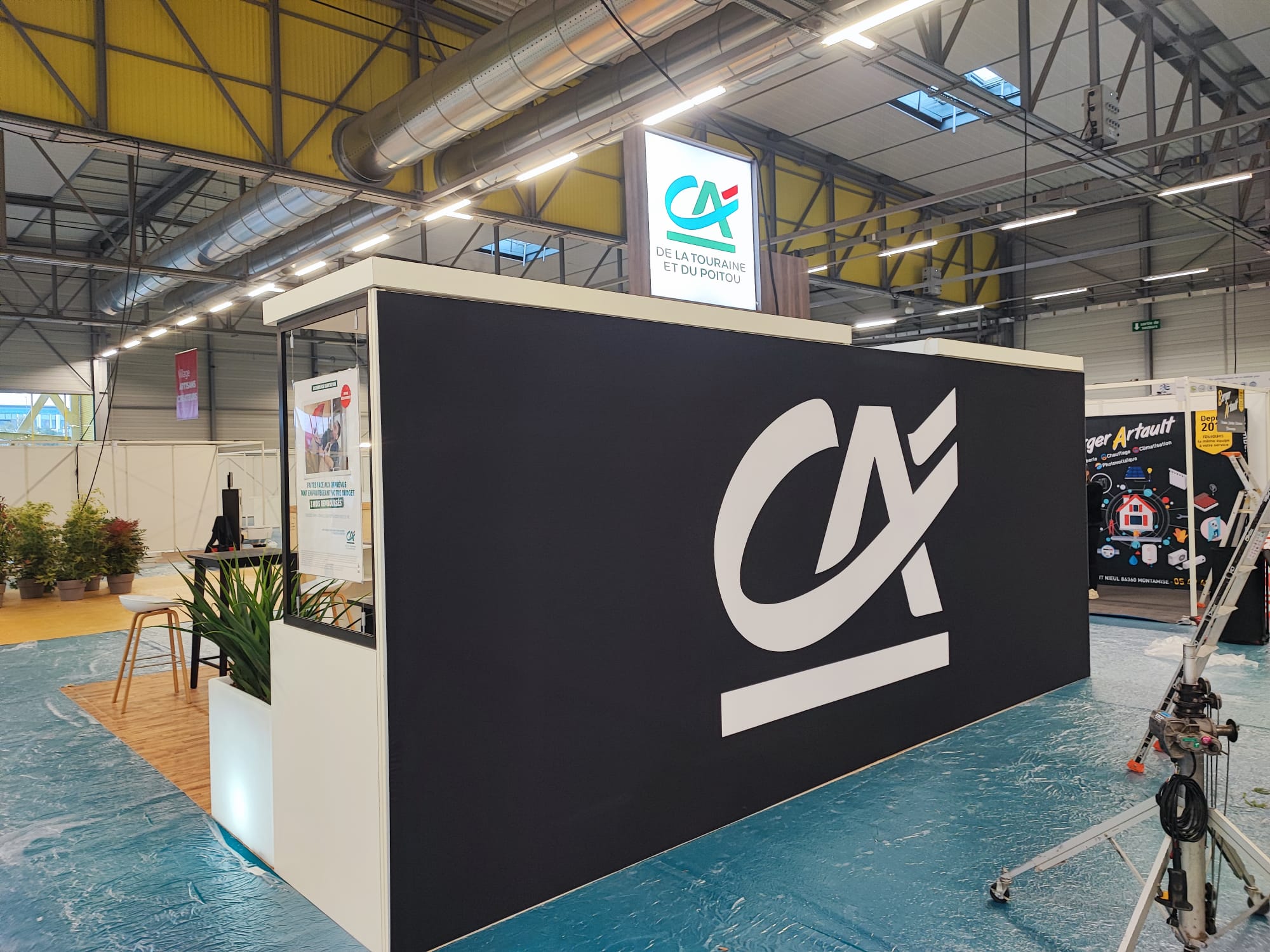 N°3 - 18m2_Crédit agricole Touraine Poitou_Stand d'exposition professionnel_Halbout Events